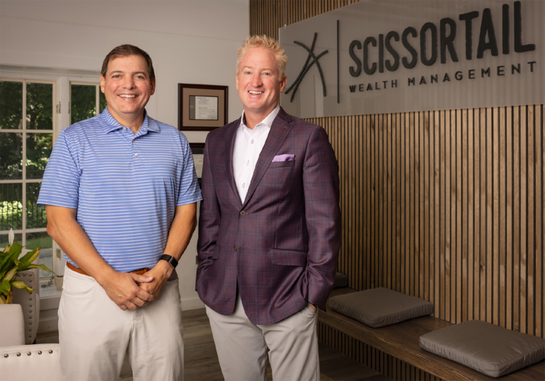 Todd Welsh and Rich Howard, founding partners of Scissortail Wealth Management.